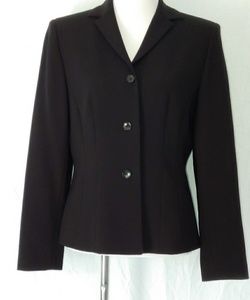 Ann Taylor New Black Blazer Sz 10